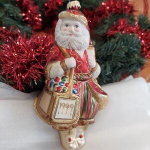 1999 Santa Striped Pants Christmas Ornament